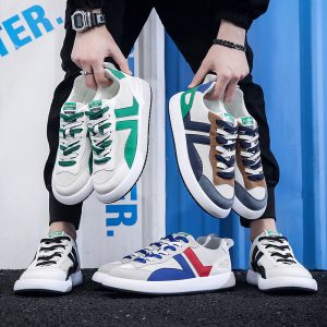 Thick crust board shoes breathable shoes for men