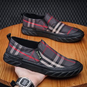 Low summer cloth shoes breathable lazy shoes for men