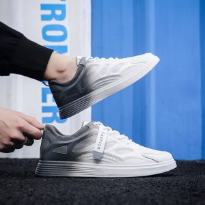 Mesh summer gradient shoes fashion low board shoes