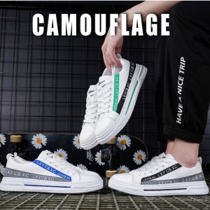 Breathable fashion canvas shoes summer board shoes for men